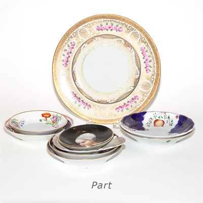 Lot 144 - Group of Porcelain Dishes Approximately sixty...