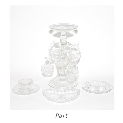 Lot 157 - Group of Glass Table Articles Approximately...