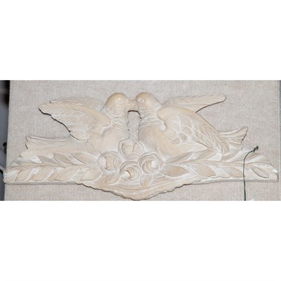 Lot 196 - Group of Eight Ceramic Wall Ornaments Length...