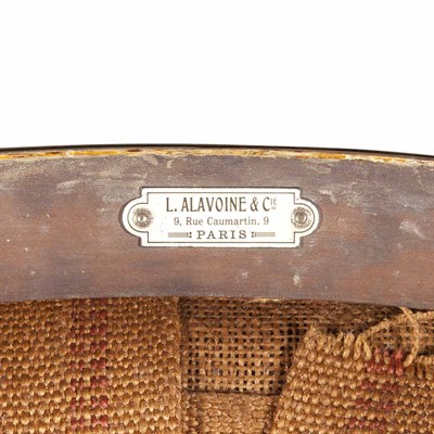 Lot 478 - Pair of Louis XVI Style Gray Painted Fauteuils...