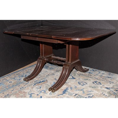 Lot 212 - Regency Style Mahogany Extension Dining Table...