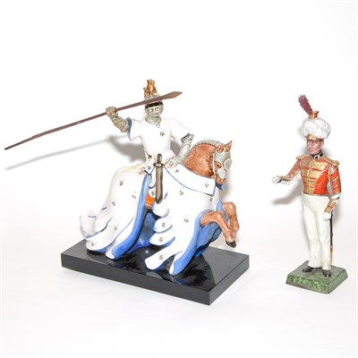 Lot 224 - Group of Five Porcelain Figures Height of...
