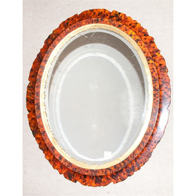 Lot 244 - Faux Tortoiseshell Painted and Parcel Gilt...