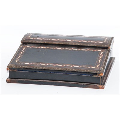 Lot 249 - Two Lap Desks Length of larger 15 inches.