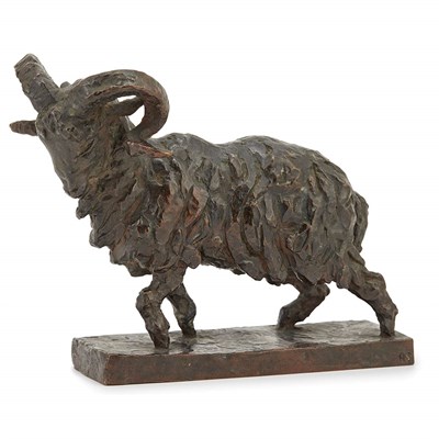 Lot 36 - Renee Sintenis German, 1888-1965 Ram, circa...