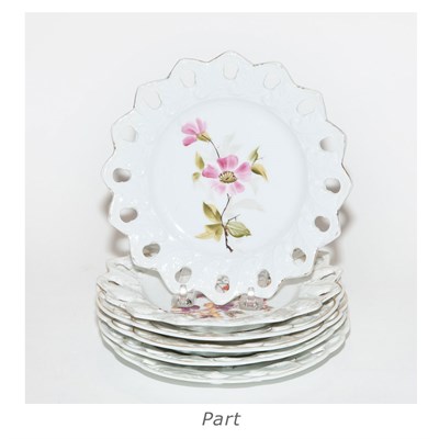 Lot 312 - Group of Porcelain Dessert Plates...