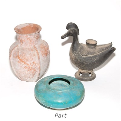 Lot 314 - Group of Seven Archaic Style Pottery Articles...