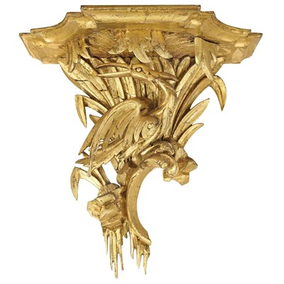 Lot 392 - Pair of George III Style Giltwood Wall...