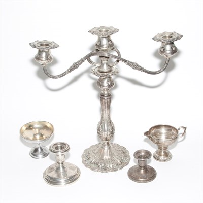Lot 353 - Group of Sterling Silver Table Articles Weighted.