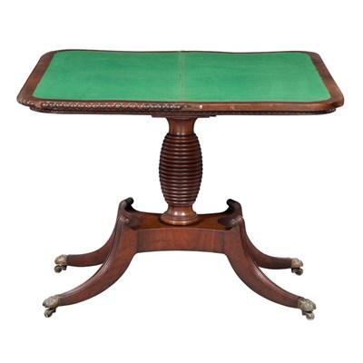 Lot 641 - George IV Mahogany and Rosewood Card Table...