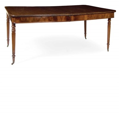 Lot 254 - Federal Style Inlaid Mahogany Extension Dining...