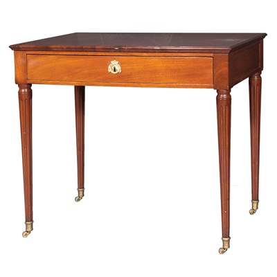 Lot 446 - Louis XVI Style Mahogany Writing Table The...