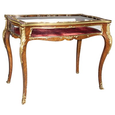 Lot 390 - Louis XV Style Gilt-Metal Mounted Walnut...