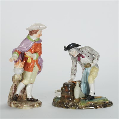 Lot 99 - Two Meissen Porcelain Figures of Cupid 20th...