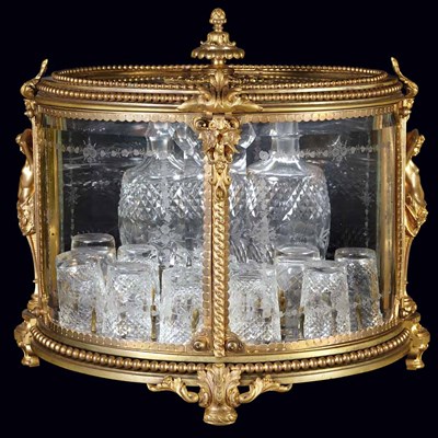 Lot 651 - Louis XVI Style Gilt-Bronze Cave a Liqueur...