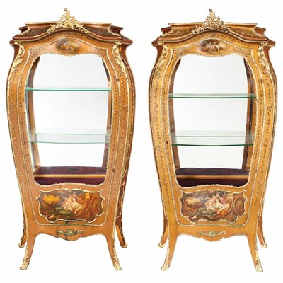 Lot 391 - Companion Pair of Louis XV Style Gilt-Metal...