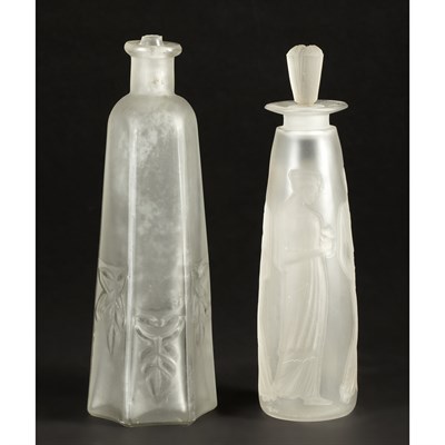 Lot 649 - R. Lalique for Coty Molded Glass Ambre Antique...