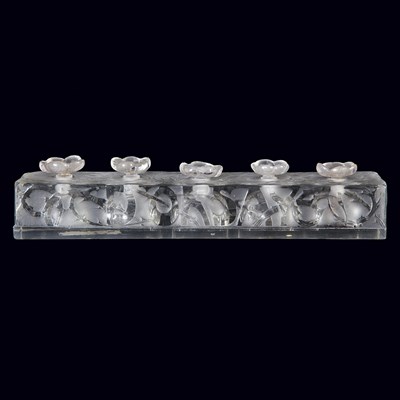 Lot 610 - Lalique for D'Orsay Molded Glass Presentoir La...
