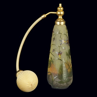 Lot 586 - Daum Art Nouveau Gilt-Metal Mounted Acid...