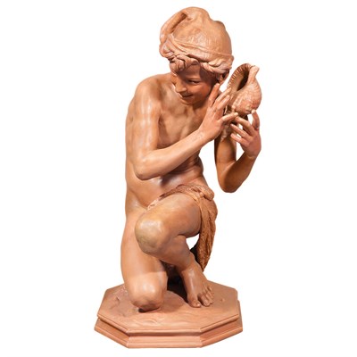 Lot 758 - Painted Terra Cotta Figure of a Neapolitan Boy...