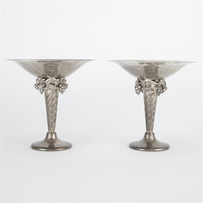 Lot 299 - Pair of of Watson Sterling Silver Tazzas 20th...