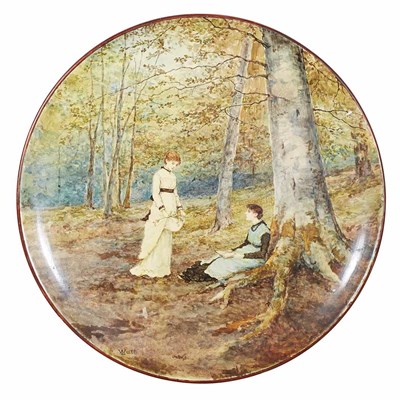 Lot 233 - Doulton & Co. Polychrome Decorated Ceramic...