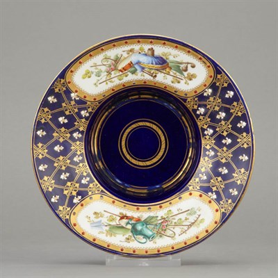 Lot 255 - Sevres Style Gilt, Polychrome Decorated and...