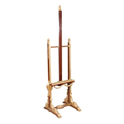 Lot 173 - Louis XVI Style Giltwood and Dark Stained Wood...