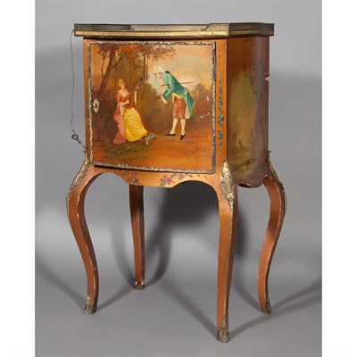 Lot 229 - Louis XV Style Gilt-Metal Mounted Vernis...