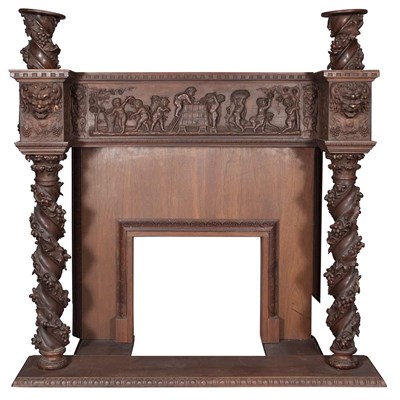 Lot 425 - Louis XVI Style Carved and Dark Stained...