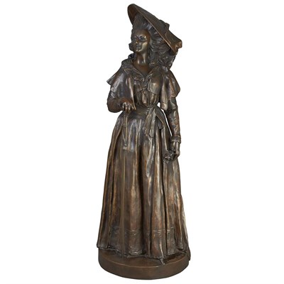 Lot 115 - French Bronze Figure of Marie Antoinette After...