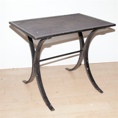 Lot 202A - Group of Three Painted Iron Tables