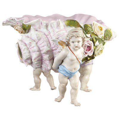 Lot 123 - Continental Polychrome Decorated Ceramic...