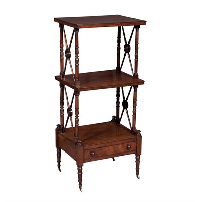 Lot 640 - George IV Mahogany Three-Tier Etagere Circa...