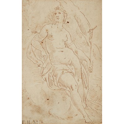 Lot 12 - Italian School 17th Century Mary Magdalene in...