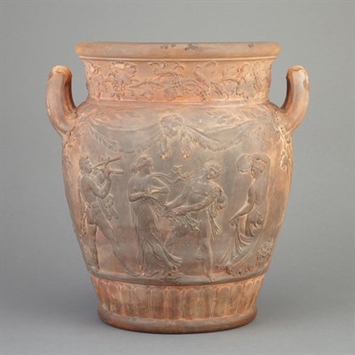 Lot 264 - Wedgwood Neoclassical Style Terra Cotta Cooler...