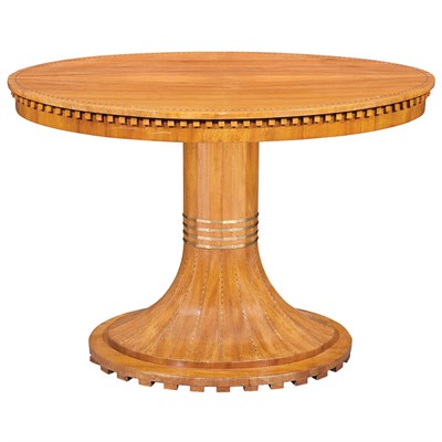 Lot 536 - Biedermeier Brass Mounted Lacewood Table 19th...