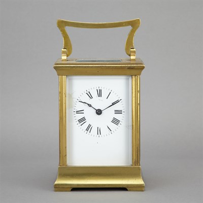 Lot 215 - Gilt-Metal Carriage Clock Circa 1909 Height of...