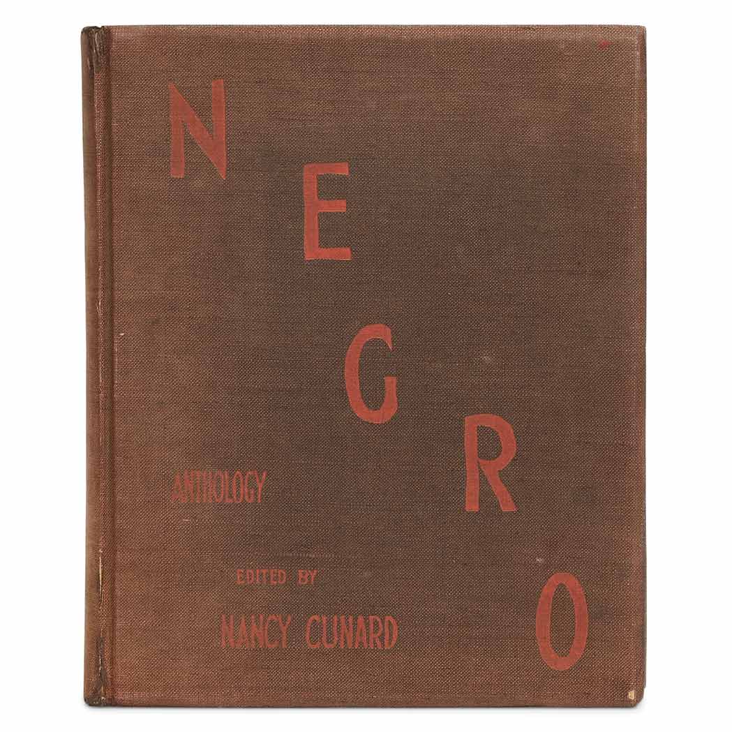 Lot 518 - CUNARD, NANCY Negro Anthology, made by Nancy...