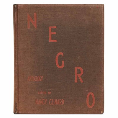 Lot 518 - CUNARD, NANCY Negro Anthology, made by Nancy...