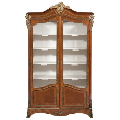 Lot 751 - Louis XV Style Gilt-Metal Mounted Kingwood...