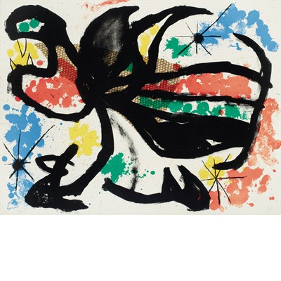 Lot 97 - Joan Miró UNTITLED (M. 314) Color lithograph,...
