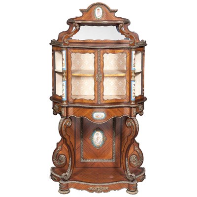 Lot 516 - Napoleon III Gilt-Metal and Sevres Style...