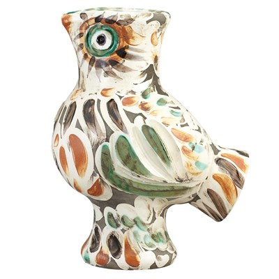 Lot 146 - Pablo Picasso WOOD-OWL (A.R. 602) Painted and...