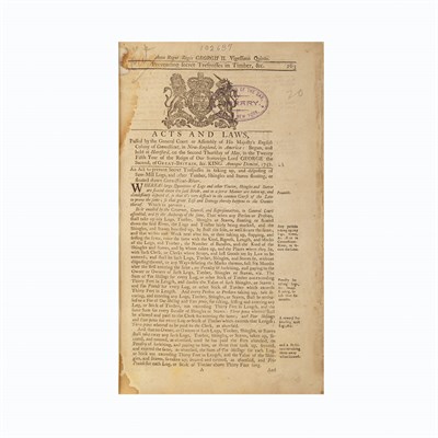 Lot 27 - [CONNECTICUT] Bound volume of Connecticut Acts...
