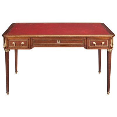 Lot 532 - Louis XVI Style Gilt-Metal Mounted Mahogany...