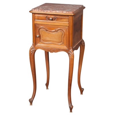 Lot 118 - Two Walnut Pot Cupboards Comprising one Louis...