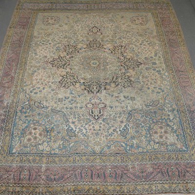 Lot 592 - Kirman Carpet Southeast Persia, second quarter...