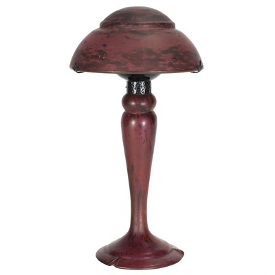 Lot 568 - Daum Transitional Art Nouveau/Art Deco Metal...