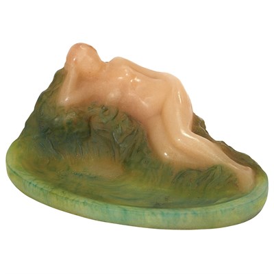Lot 620 - Almaric Walter Pate de Verre Figural Vide...
